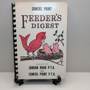Feeder's Digest Community Cookbook Jordan Road PTA Somers Point NJ 1969